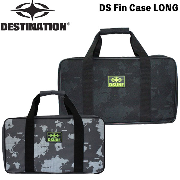 DESTINATION デスティネーション フィンケース ラージ(ロング用) BLK GRY