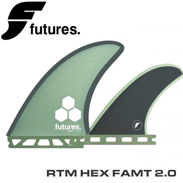 フューチャーフィン 2+1 FT1 RTM HEX futures T1 Twin - Futures fins