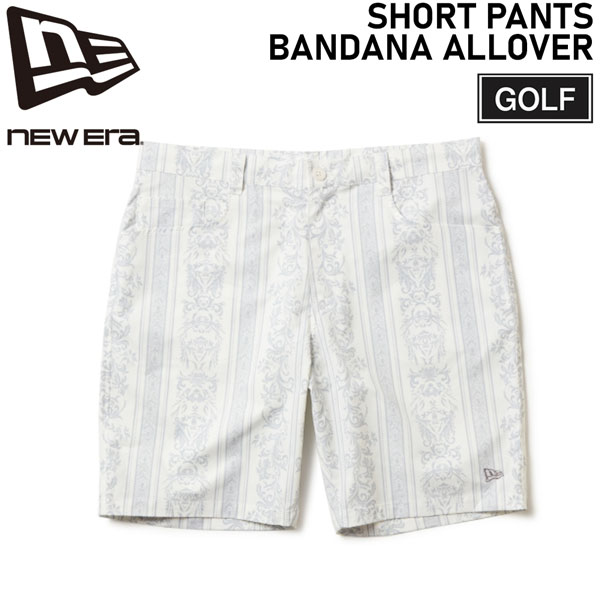 NEWERA GOLF Bandana All Over ブラック Mサイズ ショートパンツ Bandana All Over ブラック | ゴルフ