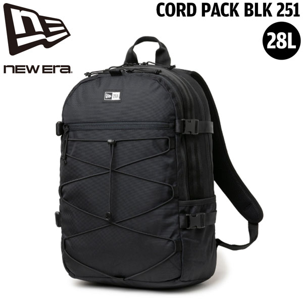 ニューエラ リュック 28L CORD PACK ブラック251 美品 NEW ERA ニューエラ リュック 28L CORD PACK リュックサック