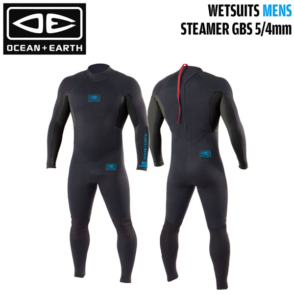 オーシャンアンドアース メンズ ウェットスーツ フルスーツ O&E WETSUITS MENS STEAMER GBS 5/4mm ジャージ