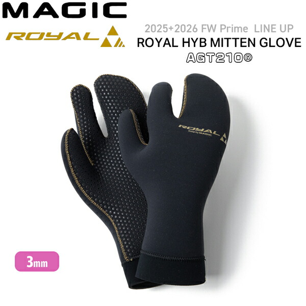 神通力 地球儀 ロイヤル 25-26 MAGIC ROYAL 3粍 HYB ミトンGLOVE 原料品/AGT210 ミトン地球儀 波乗り サーフ地球儀 日本製 サーフグローブ-マリンスポーツ-サーフィン・ボディボード