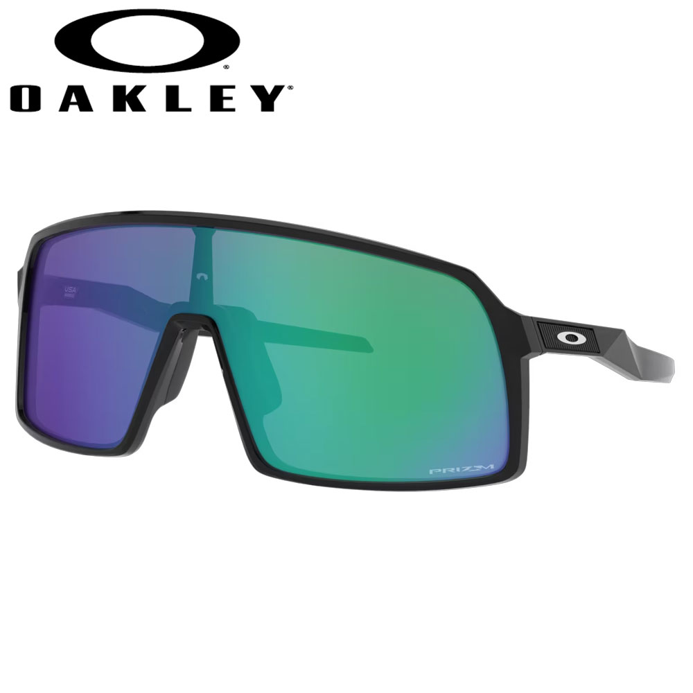 オーク材ロバート・エドワード・リー 黒眼鏡 ストロ 運動競技 OAKLEY SUTRO (A) Fream Black Ink / Lens Prizm Jade アジアン相応う