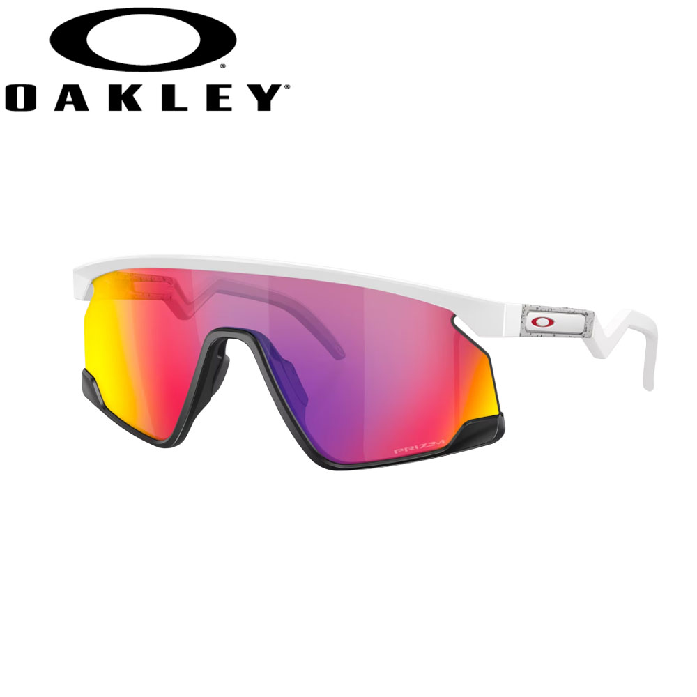 オークリー サングラス BXTR OAKLEY フレーム：Matte White / Matte Black レンズ：Prizm Road 自転車 ロード スポーツ