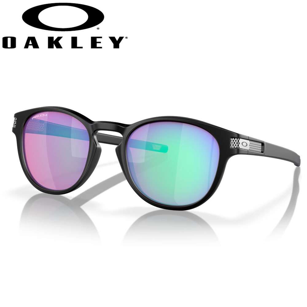 オーク材ロバート・エドワード・リー ゴルフ 黒眼鏡 アジアン相応う OAKLEY ラッチ (A) MATTE BLACK PRIZM GOLF バッグ・小物・ブランド雑貨-サングラス
