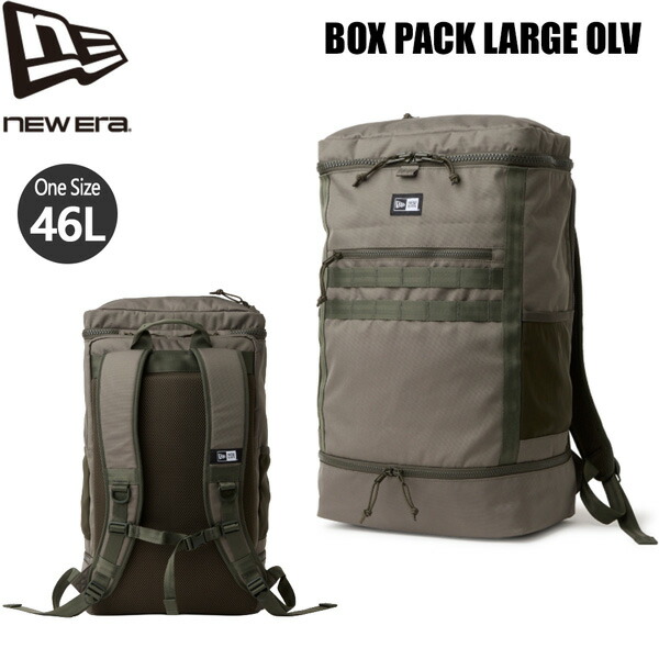 ニューエラ バックパック NEW ERA ボックスパック LARGE オリーブ リュック 約46L 9,900円