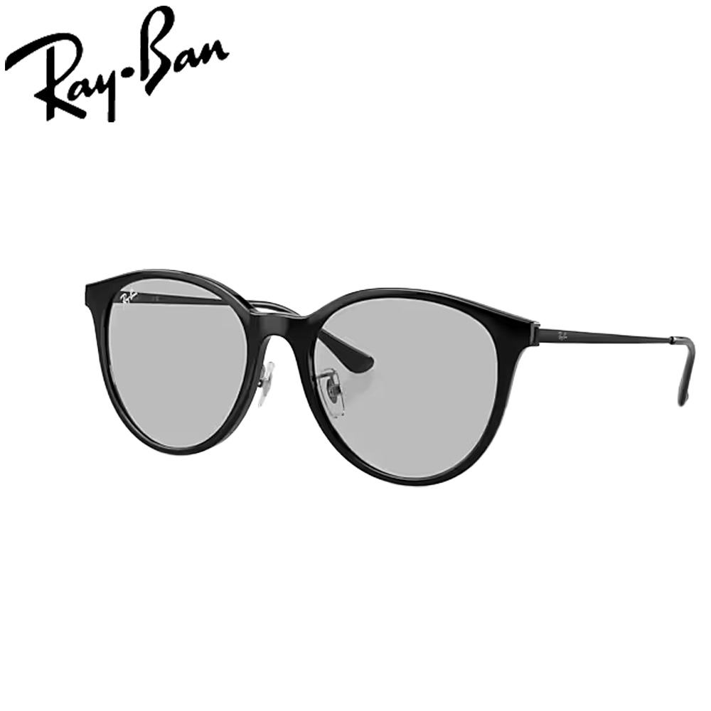 レイバン サングラス スクエアモデル RAYBAN フレーム：BLACK レンズ：LIGHT GREY
