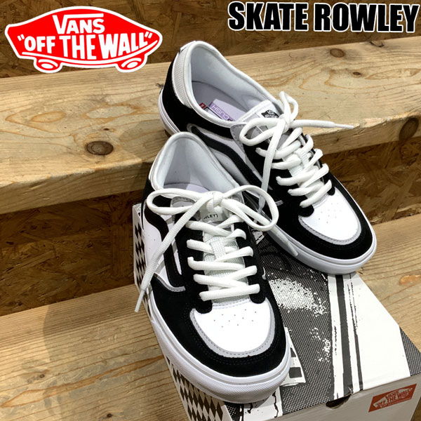バンズ スケートローリー VANS SKATE ROWLEY BLACK/WHITE VN000DA2BA2