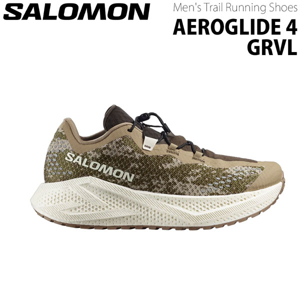 サロモン AERO GLIDE 4 GRVL グラベルランニングシューズ トレイルラン ランニングシューズ 軽量 クッション SALOMON 国内正規品