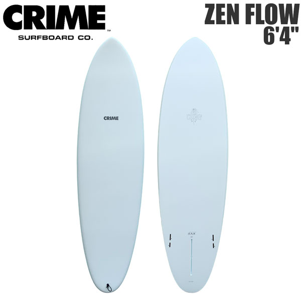 クライム ゼン フロー CRIME ZEN FLOW MID 6&rsquo;4&rdquo; SILVER 2 FCS2 BOX + シングルフィン サーフボード ミッドレングス｜MOVE 52,140円