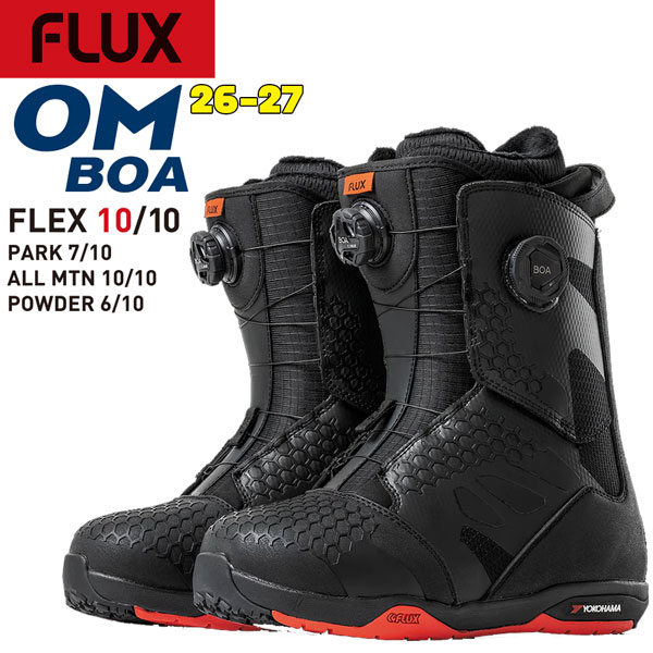 取って置く 26-27ひな形 FLUX OM BOA スノーボード ブーツ 流束 オーエムBOA カービング 捉え所のないフレックス 高化学反応 フリーライド 技術的 定め事品 26-27-BT-FLX 黒いこと 23 23.5 24 24.5 25 25.5 26 26.5 27 27.5 28 28.5 29 29.5