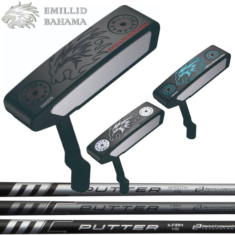 EMILLID BAHAMA EB-009 Putter　エミリッドバハマ　パター　ピンタイプクランクネックFUJIKURA MC Putter カーボンシャフト｜MOVING GOLF