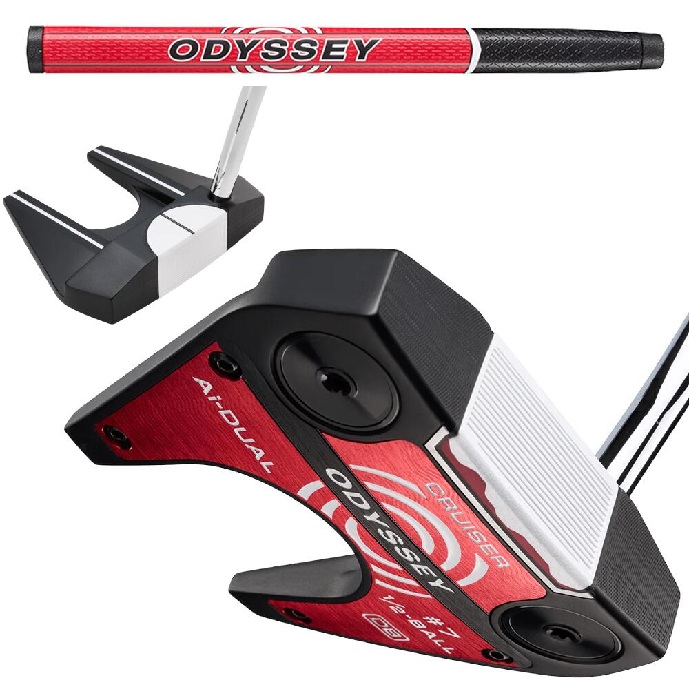 ODYSSEY Ai-DUAL 1/2-BALL CRUISER #7 DB PUTTER オデッセイ エーアイデュアル ハーフボール クルーザー #7 パター 中尺|MOVING GOLF
