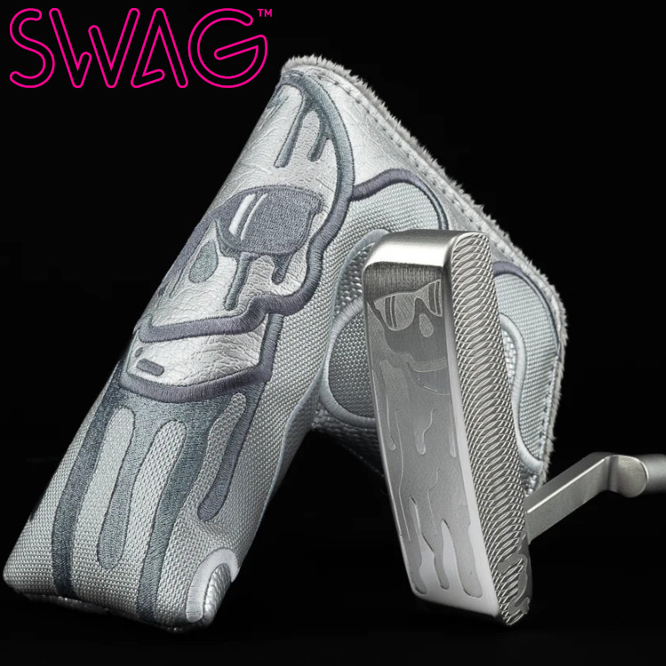 【製造会社取り寄せ品】SWAG GOLF スワッグゴルフ ３? ドリップ スカル 見目麗しい ONE PUTTER パター