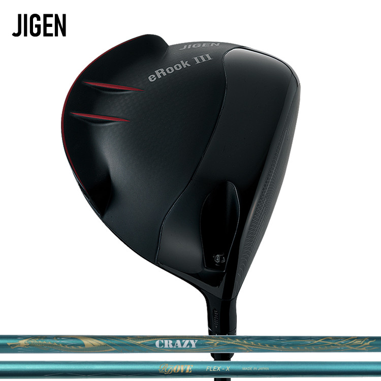 JIGEN eRook III DRIVER　ジゲン イールークスリー ドライバー　CRAZY Royal Decoration OVE　クレイジー ロイヤルデコレーションオーブ カーボンシャフト｜MOVING GOLF 92,565円