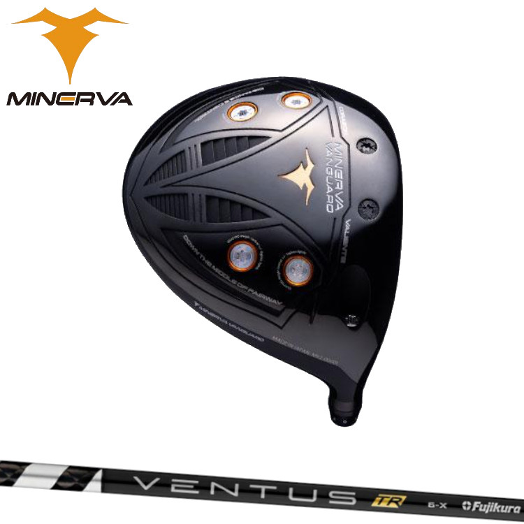 MINERVA GOLF VANGUARD DRIVER ミネルヴァゴルフ ヴァンガード  １番ウッド Fujikura VENTUS TR BLACK（ベンタス TR 黒いこと）炭素立て坑