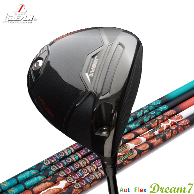 JBEAM JL BLACK DRIVER　ジェイビーム ジェイエル ブラック ドライバー　AutoFlex Dream7　オートフレックス ドリームセブン カーボンシャフト｜MOVING GOLF