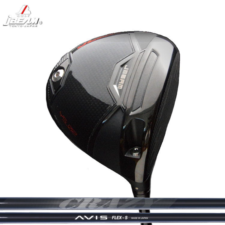JBEAM JL BLACK DRIVER ジェイ光束 ジェイエル 黒いこと  １番ウッド CRAZY AVIS クレイジー アヴィス 炭素立て坑