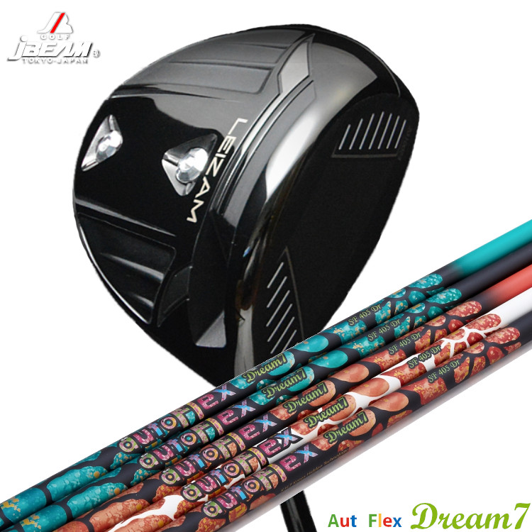 JBEAM LEIZAM X DRIVER ジェイビーム レイザム ドライバー AutoFlex Dream7 オートフレックス ドリームセブン カーボンシャフト|MOVING GOLF