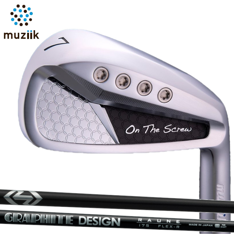 muziik On The Screw DD Iron ムジーク アイアン GRAPHITE DESIGN RAUNE IRON グラファイトデザイン ラウネアイアン 炭素立て坑