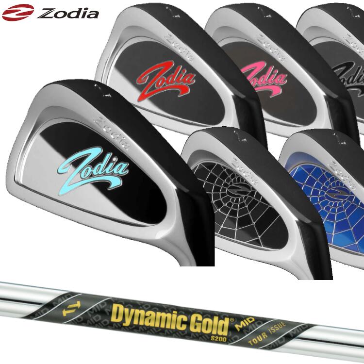 Zodia CAVITY BADGE Iron ゾディア キャビティバッジ アイアン トゥルーテンパー Dynamic Gold MID TOUR ISSUE （ダイナミックゴールドミッドツアーイシュー）スチール写真矢がら