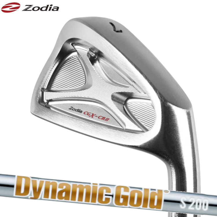 Zodia CGX-CB II Iron　ゾディア　アイアン　６本セット（＃５～PW）　トゥルーテンパー Dynamic Gold HT（ダイナミックゴールド ヒートトランスファー）スチールシャフト｜MOVING GOLF