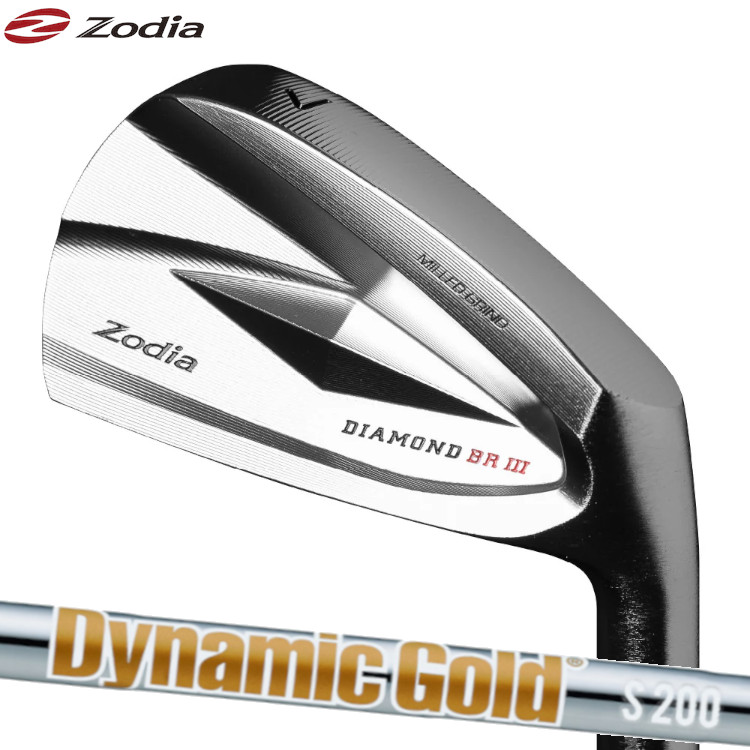 Zodia DIAMOND BR III Iron ゾディア アイアン トゥルーテンパー Dynamic Gold HT(ダイナミックゴールド ヒートトランスファー)スチールシャフト|MOVING GOLF