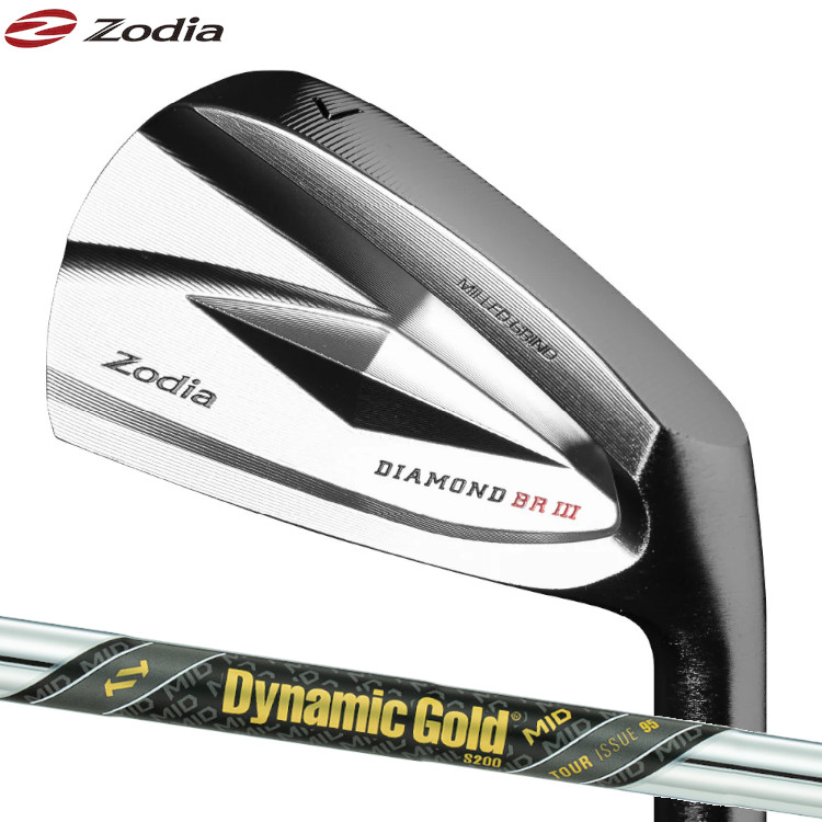 Zodia DIAMOND BR III Iron　ゾディア　アイアン　トゥルーテンパー Dynamic Gold MID 95 TOUR ISSUE （ダイナミックゴールドミッド 95 ツアーイシュー）スチールシャフト｜MOVING GOLF
