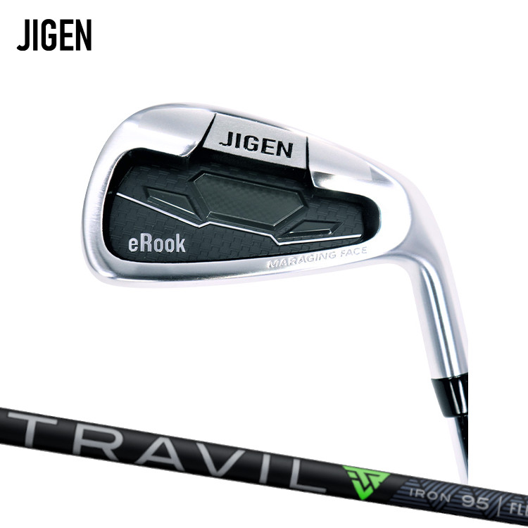 JIGEN eRook Iron ジゲン アイアン 6本セット(#5~PW) FUJIKURA TRAVIL IRON フジクラ トラビル トラヴィル カーボンシャフト|MOVING GOLF