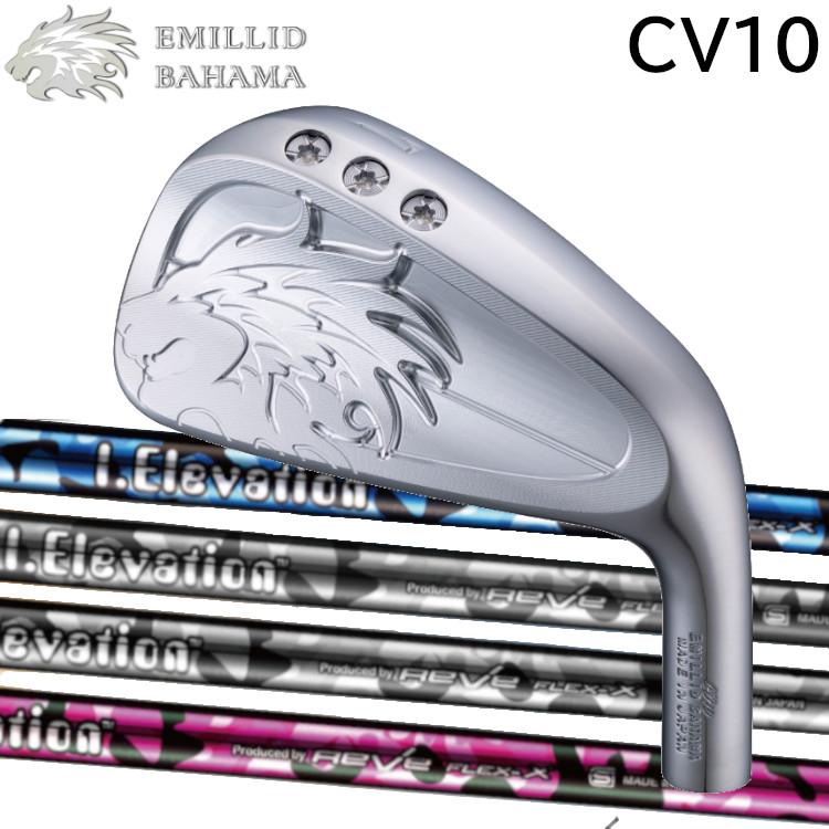 EMILLID BAHAMA CV10 IRON エミリッドバハマ アイアン書き割り Reve I.ELEVATION レーヴ アイ・エレベーション 炭素矢がら