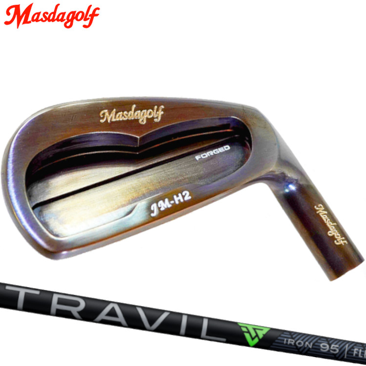 Masdagolf JM-H2 Iron COPPER FINISH　マスダゴルフ 銅メッキ仕上げ　アイアン　FUJIKURA TRAVIL IRON フジクラ トラビルアイアン トラヴィル　カーボンシャフト｜MOVING GOLF 165,550円