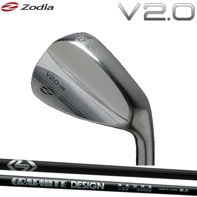 Zodia MasterPiece V2.0 WEDGE　ゾディア　ウェッジ　GRAPHITE DESIGN RAUNE WEDGE グラファイトデザイン ラウネウェッジ　カーボンシャフト｜MOVING GOLF