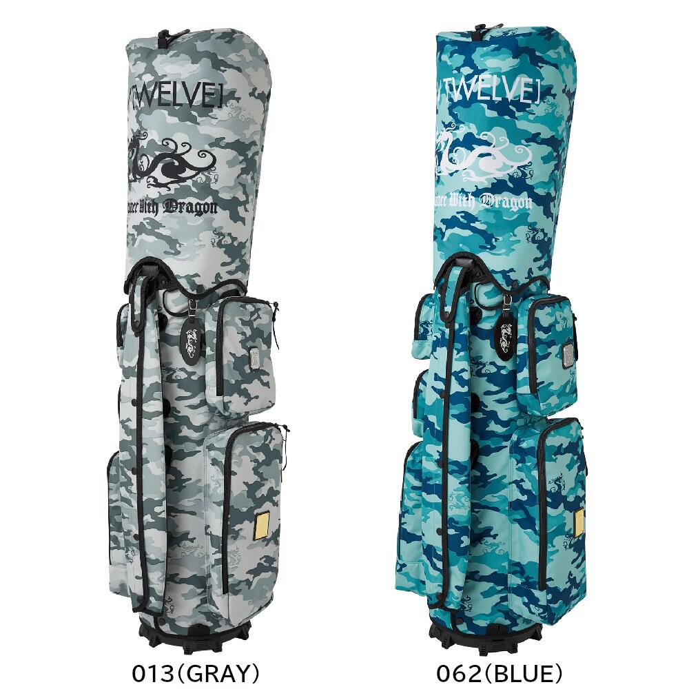 【製造業者取り寄せ品】 DANCE WITH DRAGON x V12 Camouflage Caddie Bag 03-669020  ダンスウィズドラゴン×V12 協調主義 カモフラージュキャディバッグ D3-669020