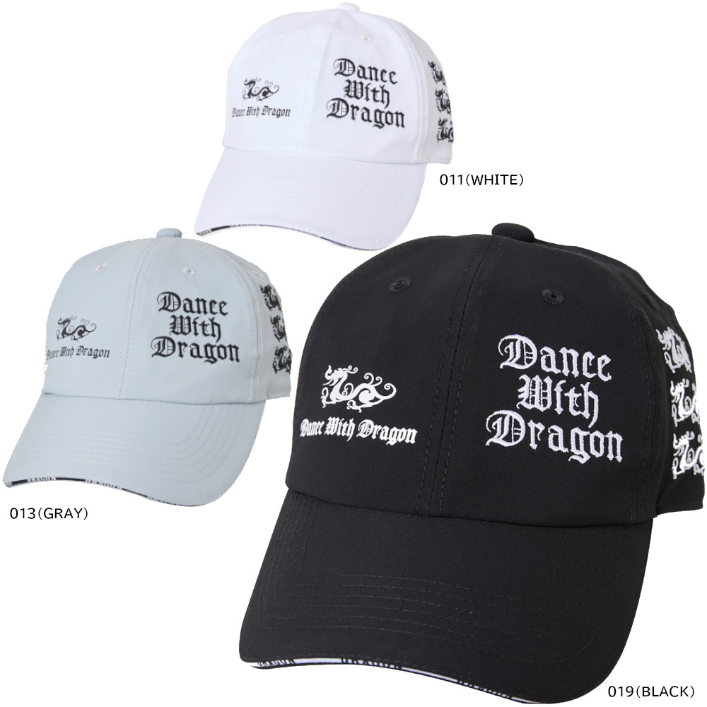 【在庫有り】Dance With Dragon ダンスウィズドラゴン ラウンドロゴキャップ D3-172115 アジャスター調整可 正規品 03-172115|MOVING GOLF