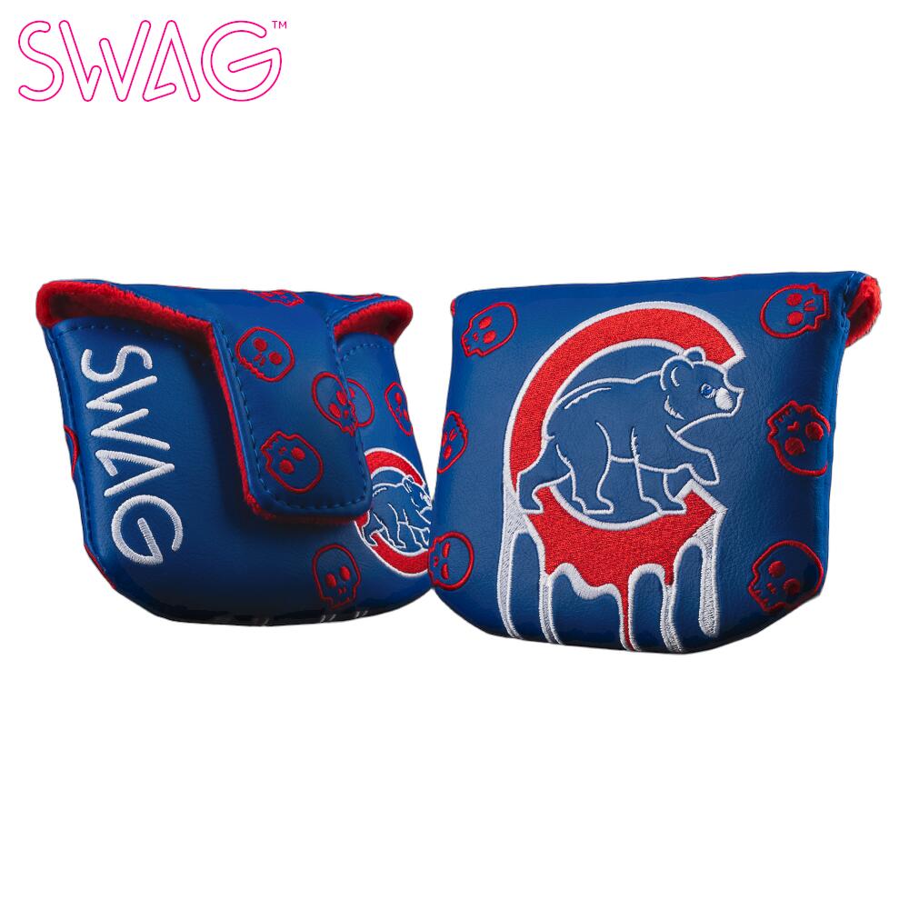 SWAG×MLB スワッグ シカゴ カブス  ドリップ マレット カバー パター用ヘッドカバー