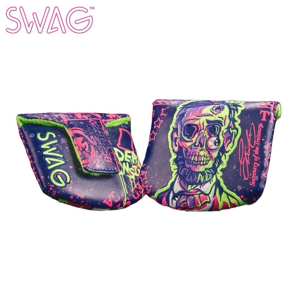 SWAG スワッグ デッドマン ウォーキング マレット カバー パター用ヘッドカバー