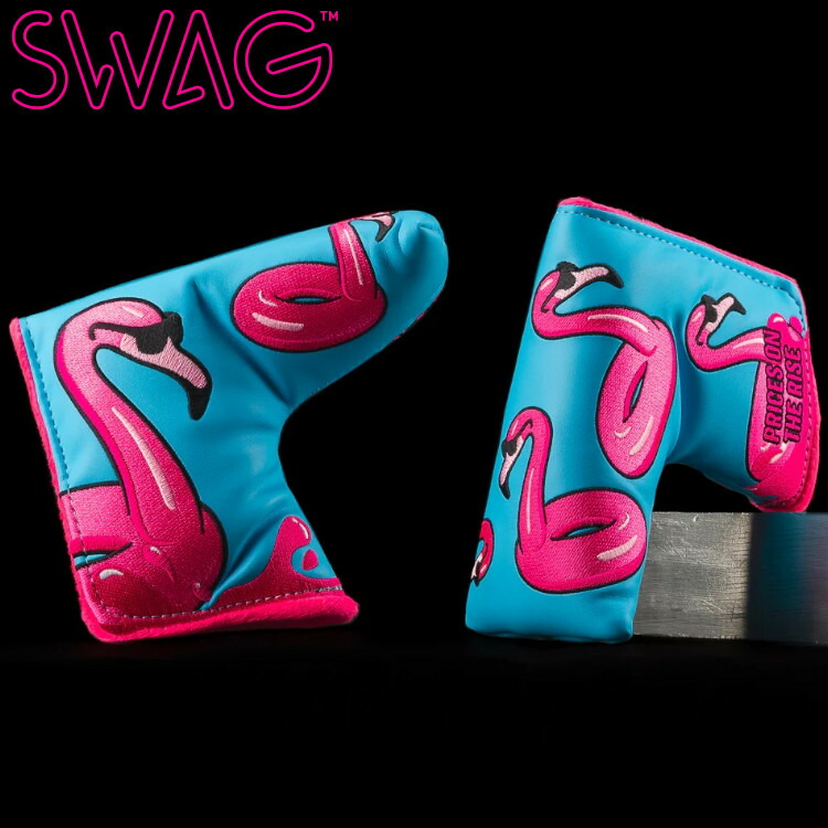 SWAG スワッグ フラミンゴ フローティー ブレード カバー パター用ヘッドカバー
