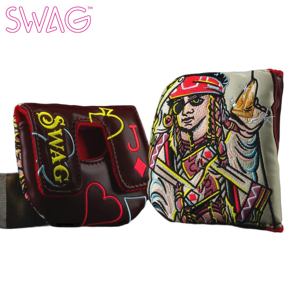 SWAG スワッグ ジャック オブ オール ダイヤモンド センターシャフト マレット カバー パター用ヘッドカバー