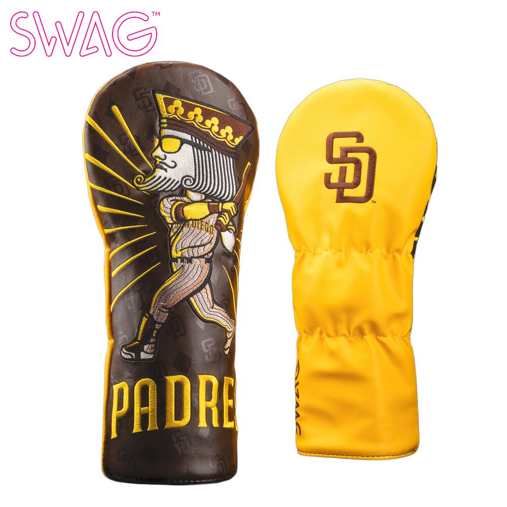 SWAG×MLB スワッグ サンディエゴ パドレス ボブルヘッド キング ドライバー カバー ドライバー用ヘッドカバー