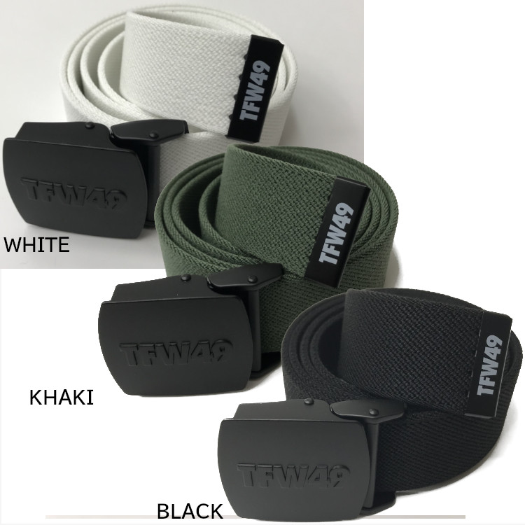 TFW49 ベルト　カーキ 新品未使用　T132510001 RUBBER BELT | TFW49（ティーエフダブリュー）Official EC Store