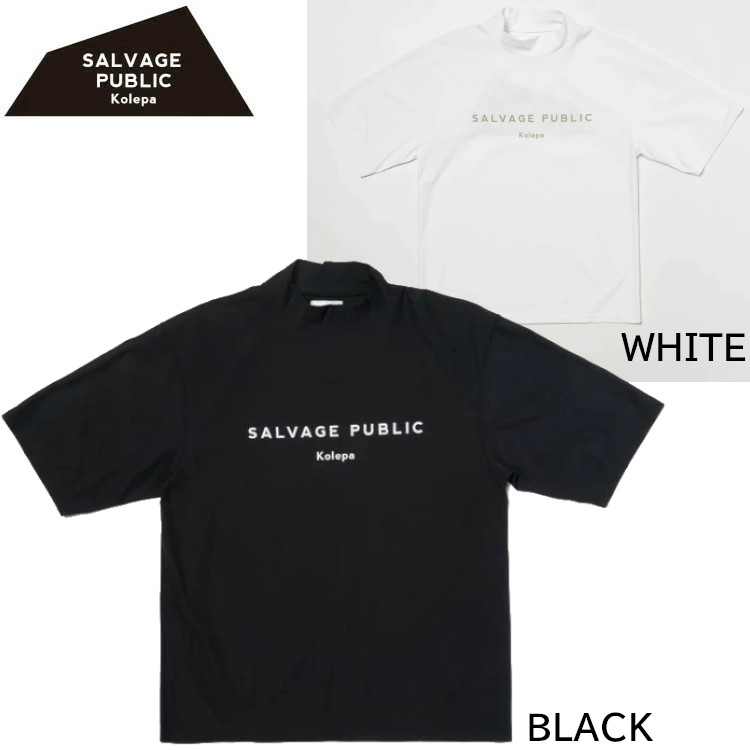 SALVAGE PUBLIC SURF モックネック S/S (Kolepa Stamp) サルベージパブリックコレパ サーフモックネック SVKS5031 S25A0019J 半袖 モックネックシャツ