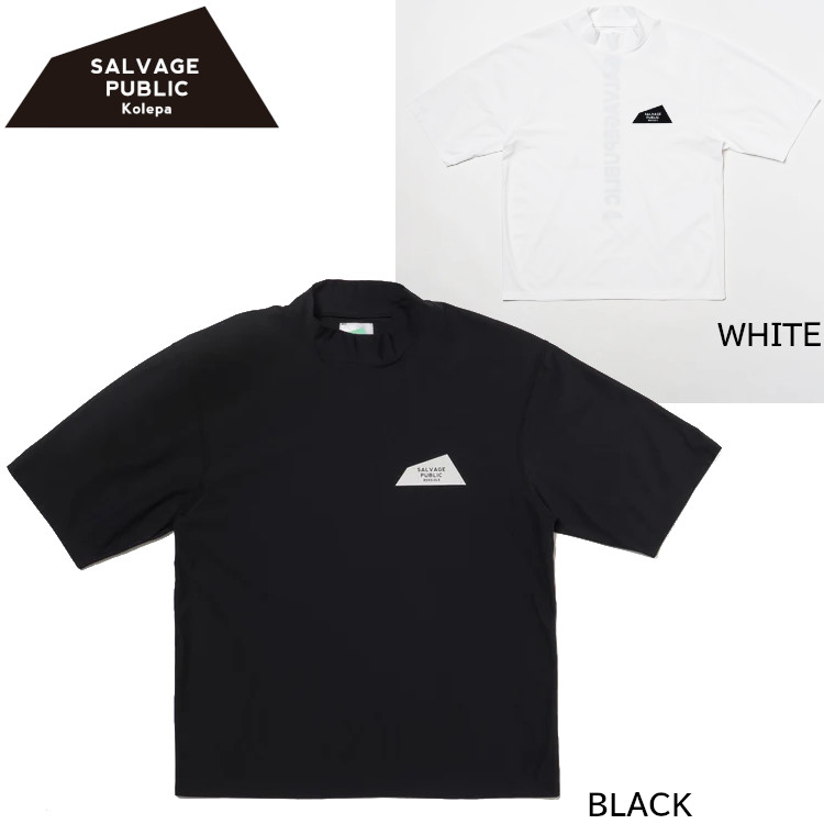 SALVAGE PUBLIC SURF モックネック S/S (EXELLENCE)  サルベージパブリックコレパ サーフモックネック SVKS5032 S25A0017J 半袖 モックネックシャツ