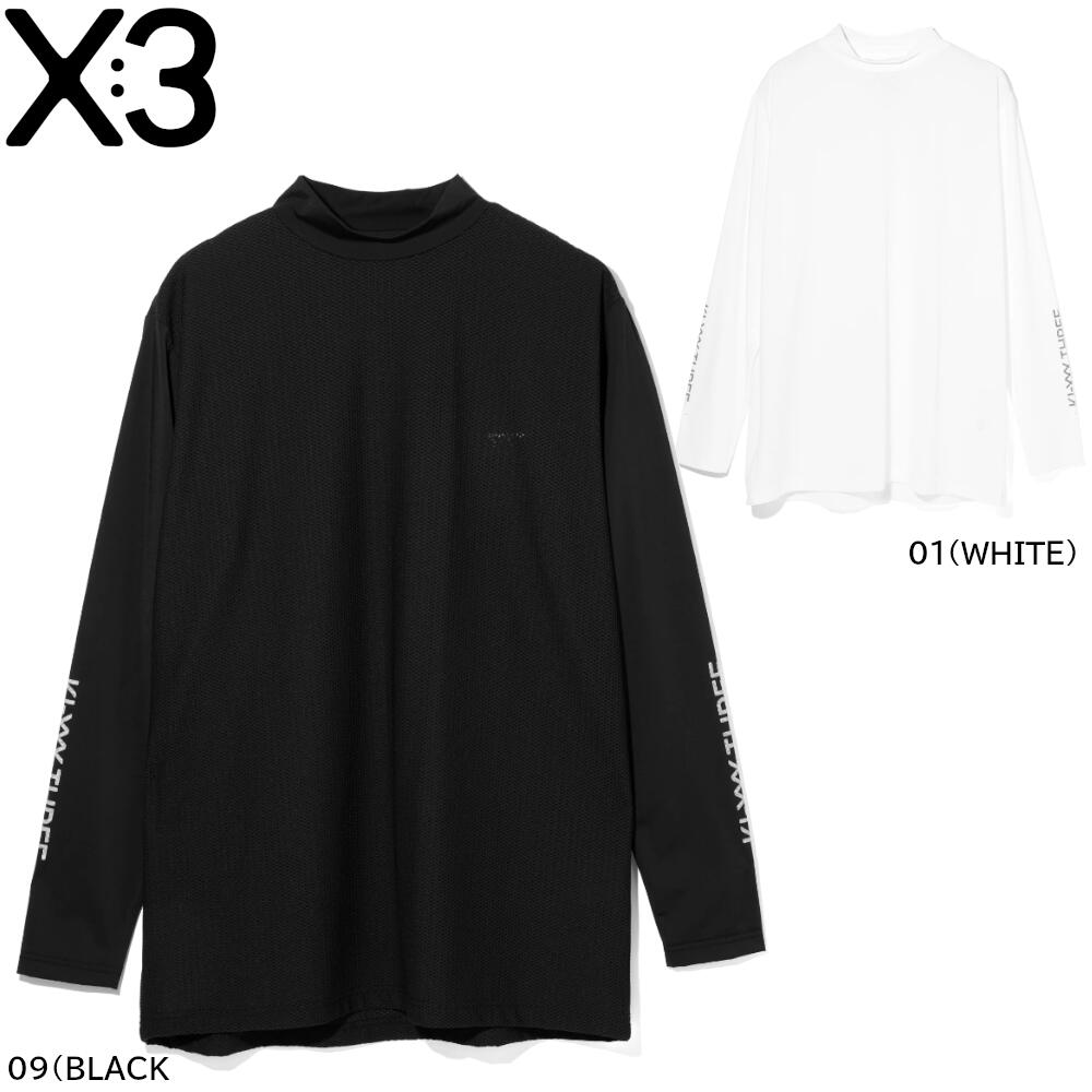 【メーカー取り寄せ品】 KI-XXX THREE TL HYBRID FUNCTIONAL LS TEE キックスリー ハイブリッドファンクショナルロングスリーブティー 長袖インナー KSGUU01|MOVING GOLF