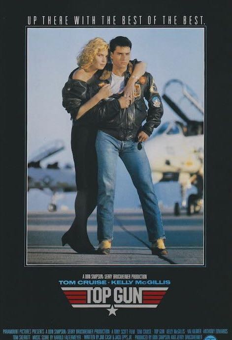 トムクルーズのビニール製特大ポスター 楽天市場】ハリウッドポスター #0053 映画 トップガン F-14 トム