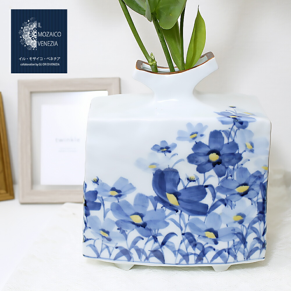 楽天市場】九谷焼 松平雪生作 赤絵稲穂絵図 花瓶 陶器 花器 花入