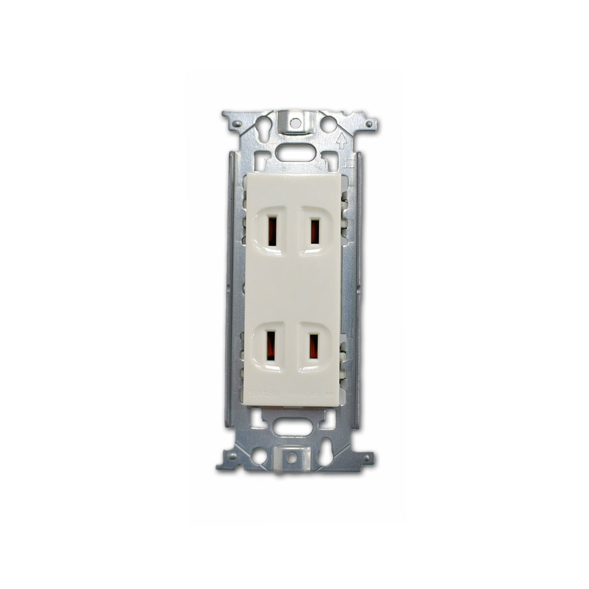 楽天市場】【Panasonic】埋込ダブルコンセント(AC15A125V)WN1302