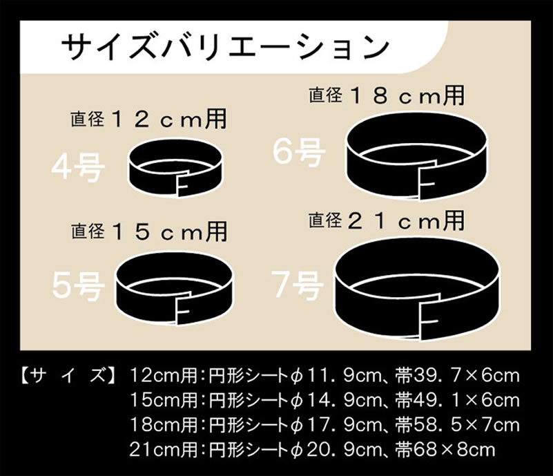 ノースティック テフロン製ラウンドケーキシート 丸型ホールケーキ用