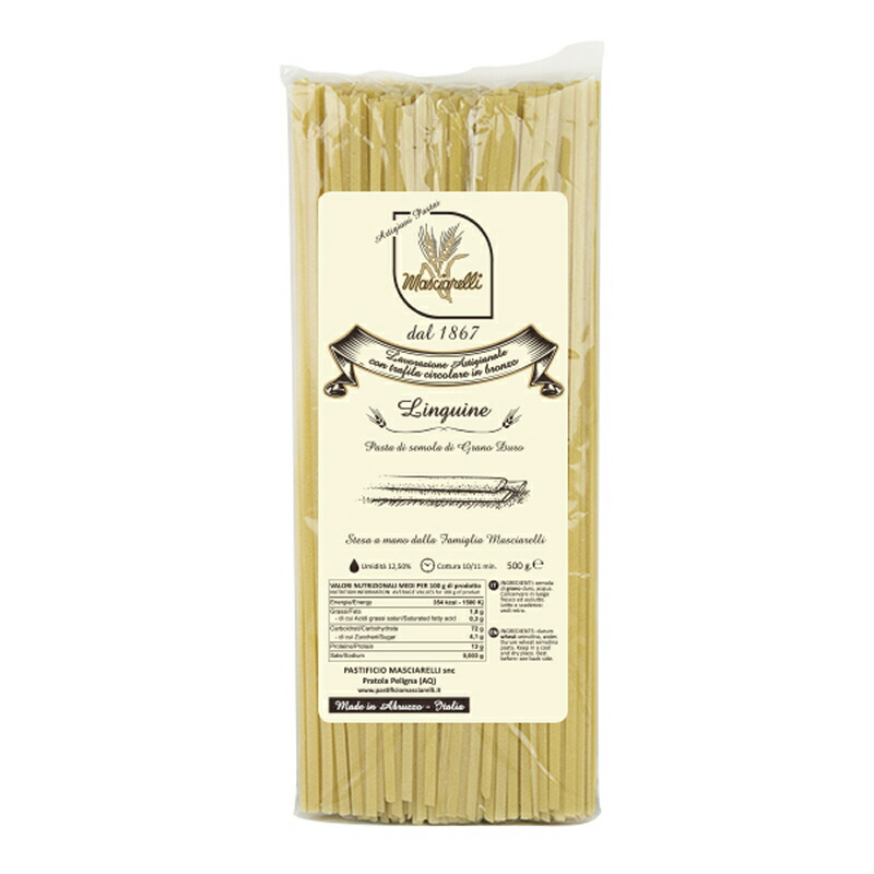 マッシャレッリ・パスタ リングイネ500g画像