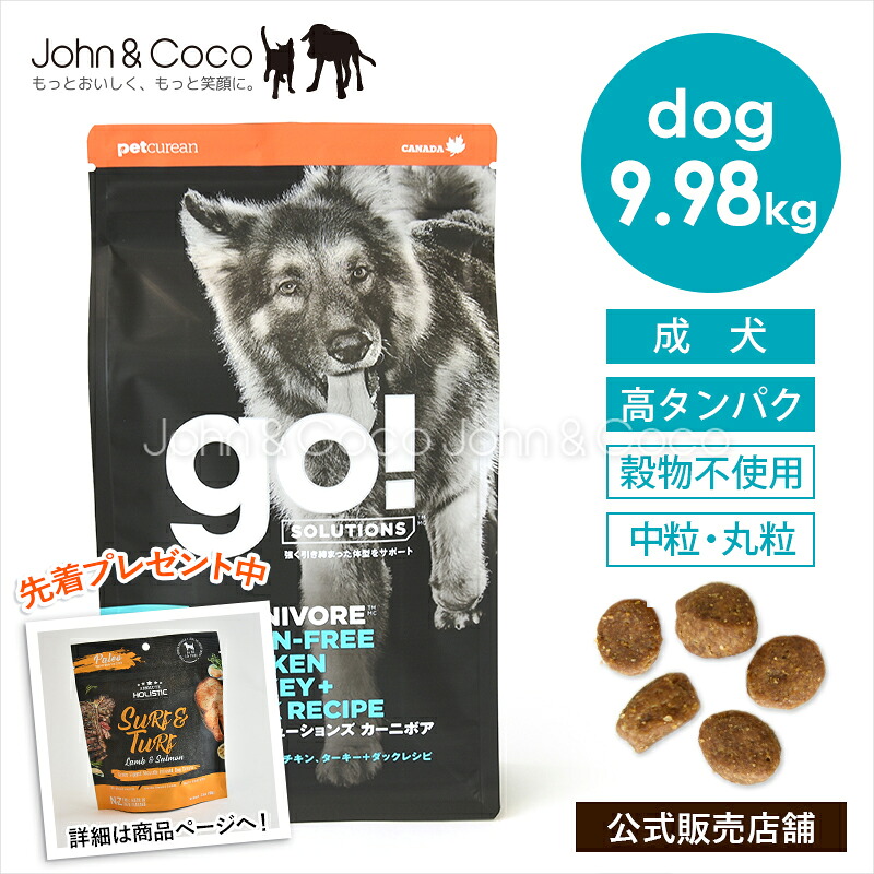 「期間限定10%オフ！4/20(月)14時迄」ゴー DOG カーニボア アダルト 9.98kg 犬 ドッグフード ドライフード 高タンパク 穀物不使用【公式販売店舗】 12,197円