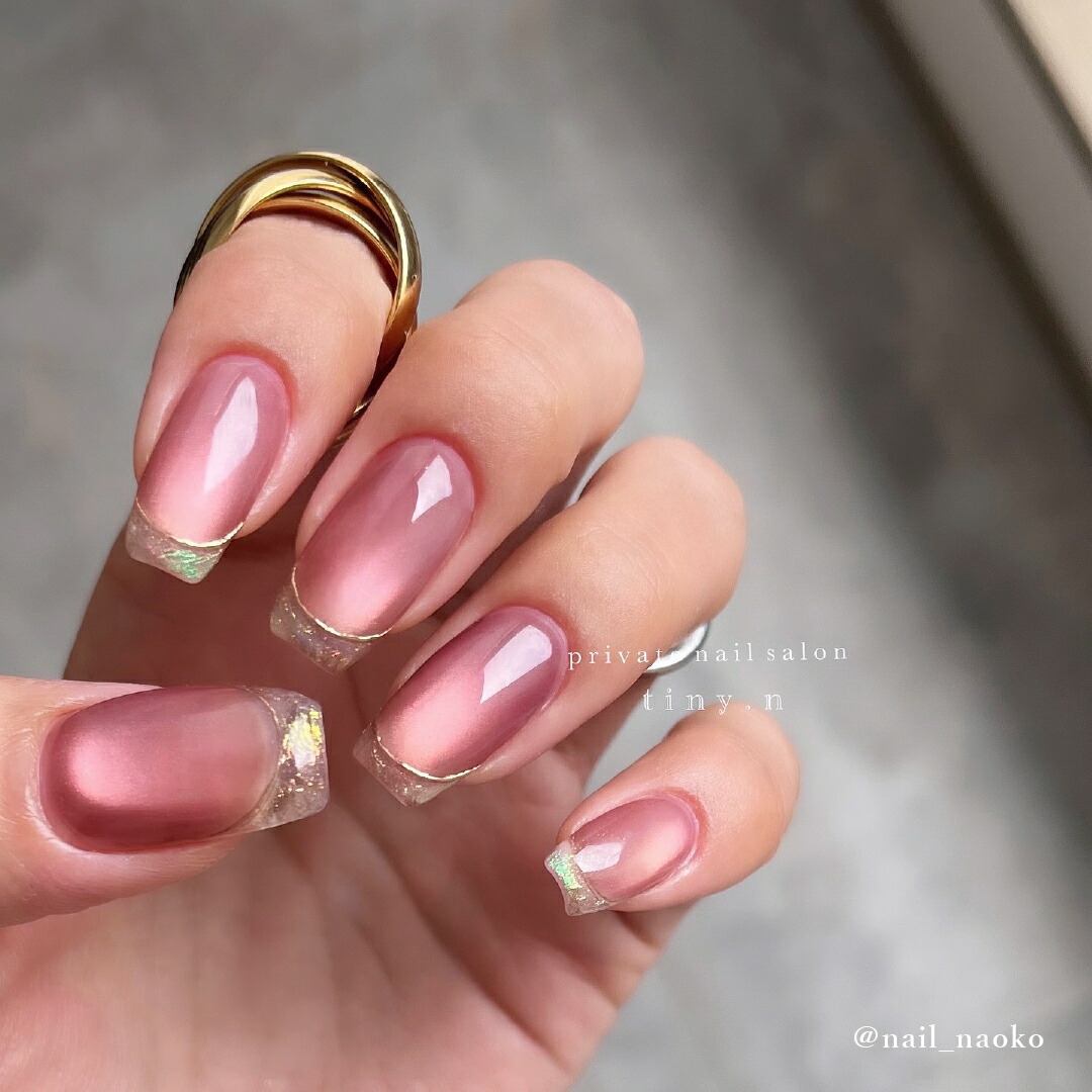 MGEL 長さ出し用クリアチップ バレリーナ マット加工済み ジェルネイル